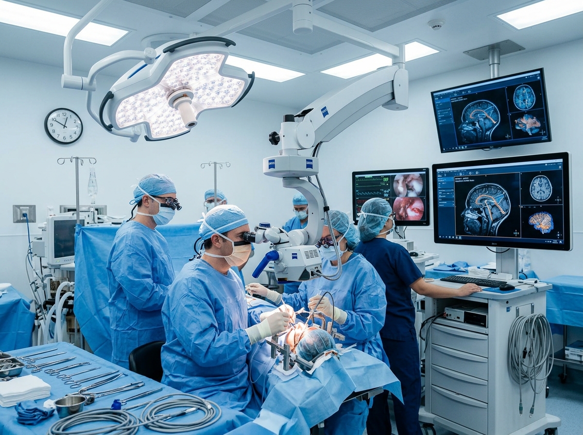 Cranial Brain Tumor Microsurgery & Neuronavigation